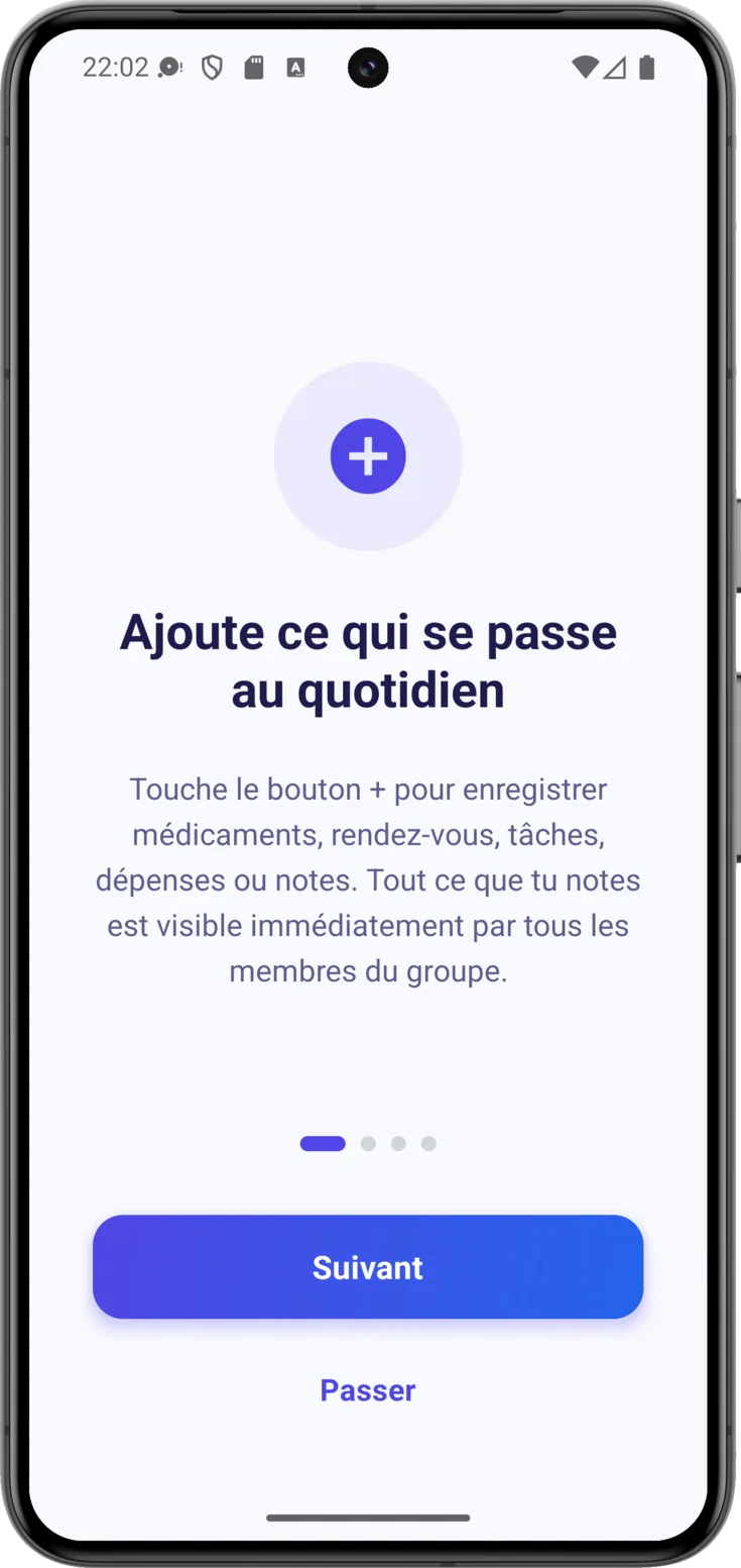 Tour de bienvenue