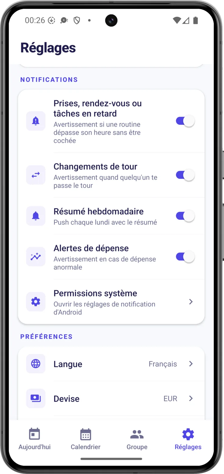 Notifications