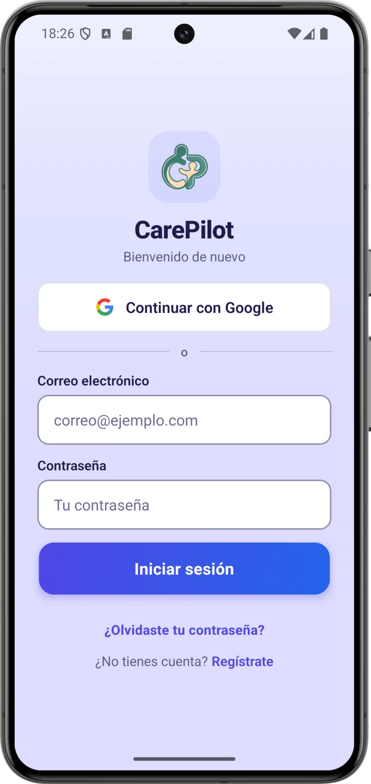 Inicio de sesión
