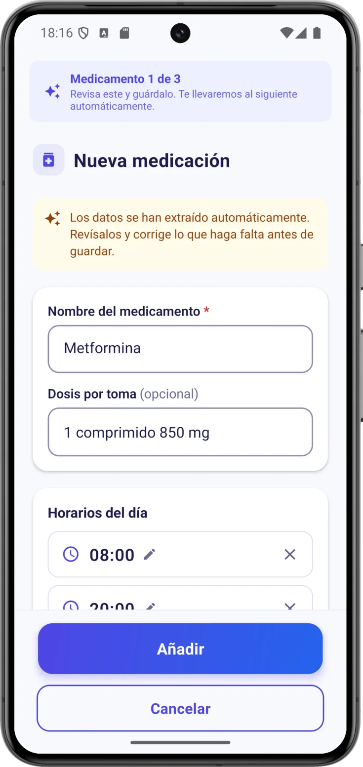 Datos extraídos