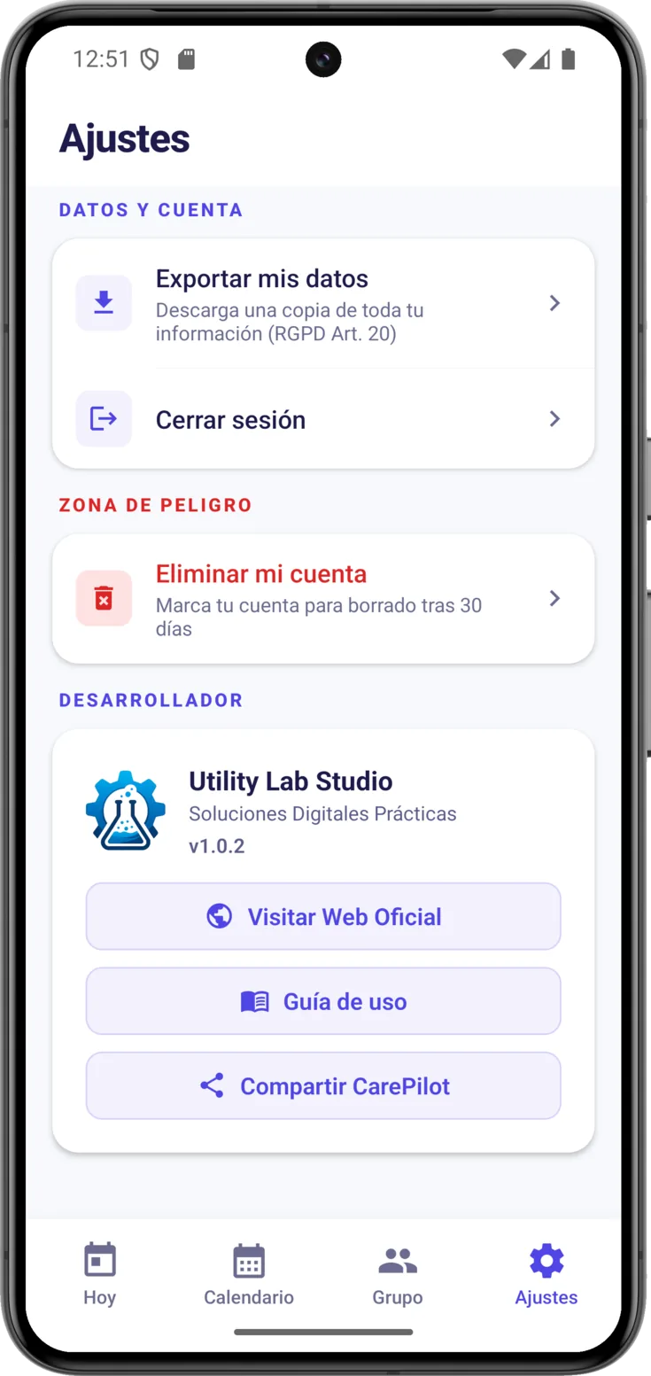 Datos y cuenta