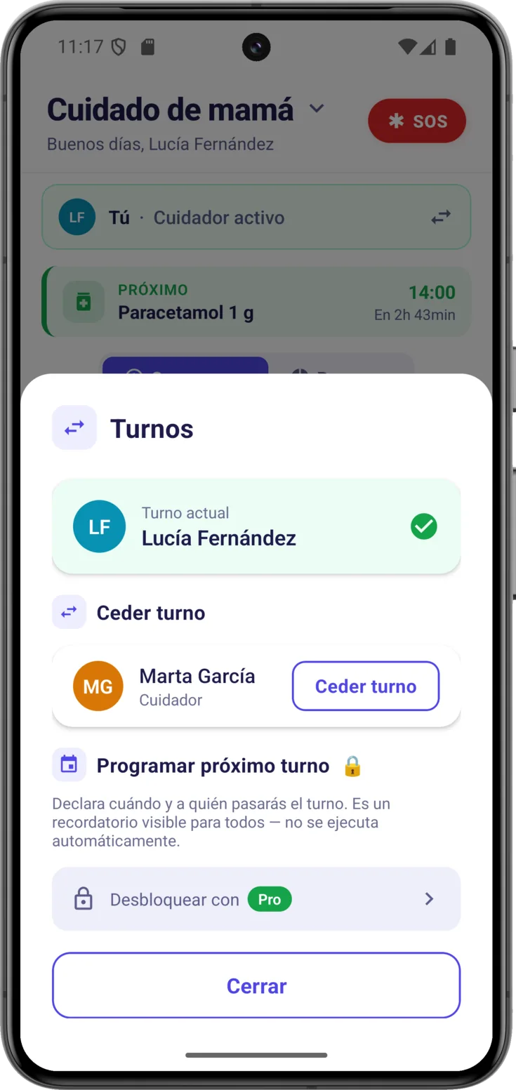 Ceder turno